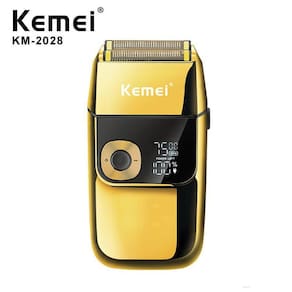 Hair Cutter Shaver 2 em 1 KM-2028 com LCD para cabelo e barba