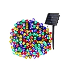 Luzes de Natal Solar Garland 30m 200 LED multicoloridas