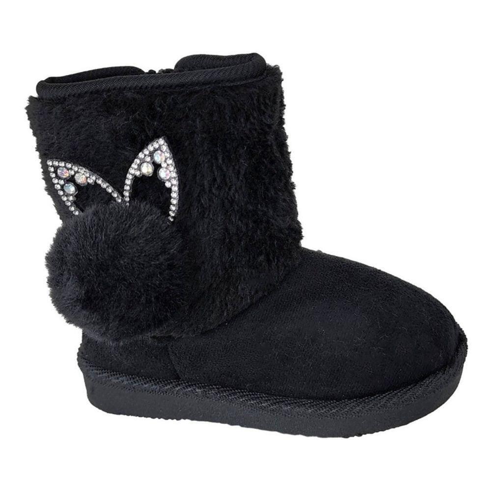 Botas de inverno para meninas pretas Chiporro Shelters 3150