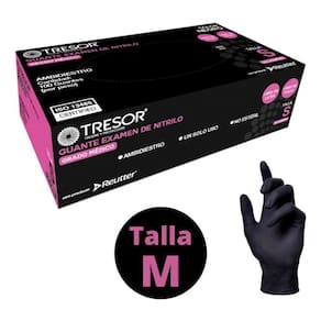 Luvas de nitrilo Black Tamanho M 100 unidades