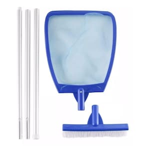 Coletor de folhas de piscina para piscina com metal