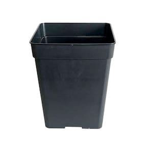 Vasos de flores de plástico quadrado, pacote de 11 litros, 10 unidades