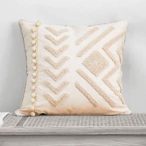 Pacote de decoração para casa Boho Plus 1 almofada em bordado de linho