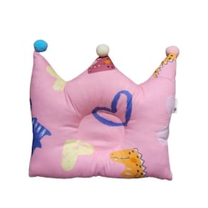 Almofada de berço de bebê com design fofo, hipoalergênico, sem BPA, 26x24cm