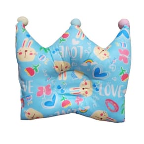 Almofada de berço de bebê com design fofo, hipoalergênico, sem BPA, 26x24cm