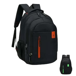 Mochila Morral Notebook Oxford Waterproof 44x32x19cm preta
