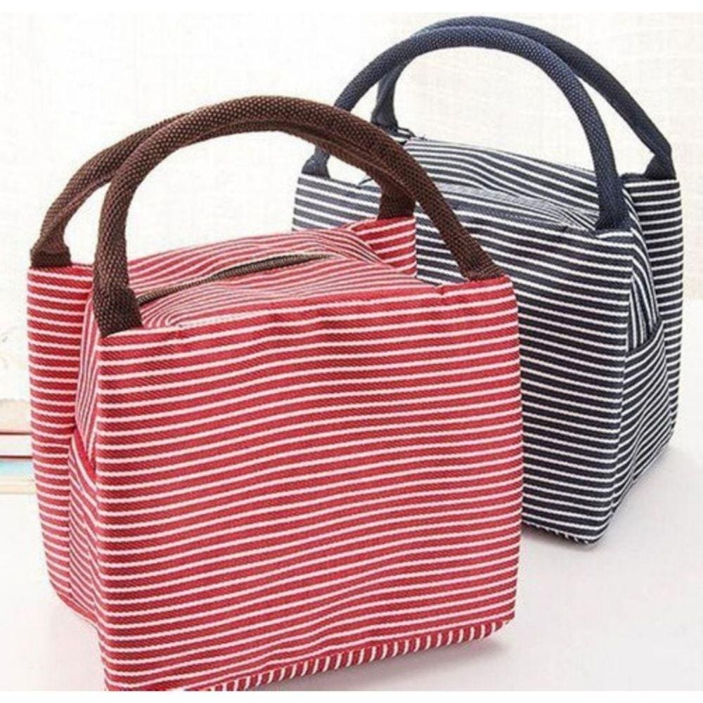 Lancheira térmica CasaLiving Red 17x23x15cm com recipiente