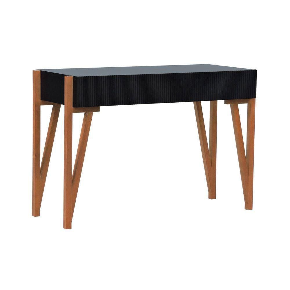 Aparador-escrivaninha Decor Preto-amêndoa