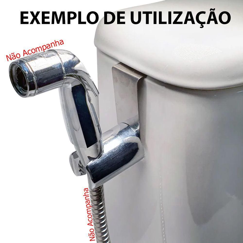 Suporte Ducha Higiênica para Pendurar na Caixa Acoplada - 30314LAT