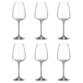 Taça De Cristal Bohemia 440 ml Anser 6 Peças
