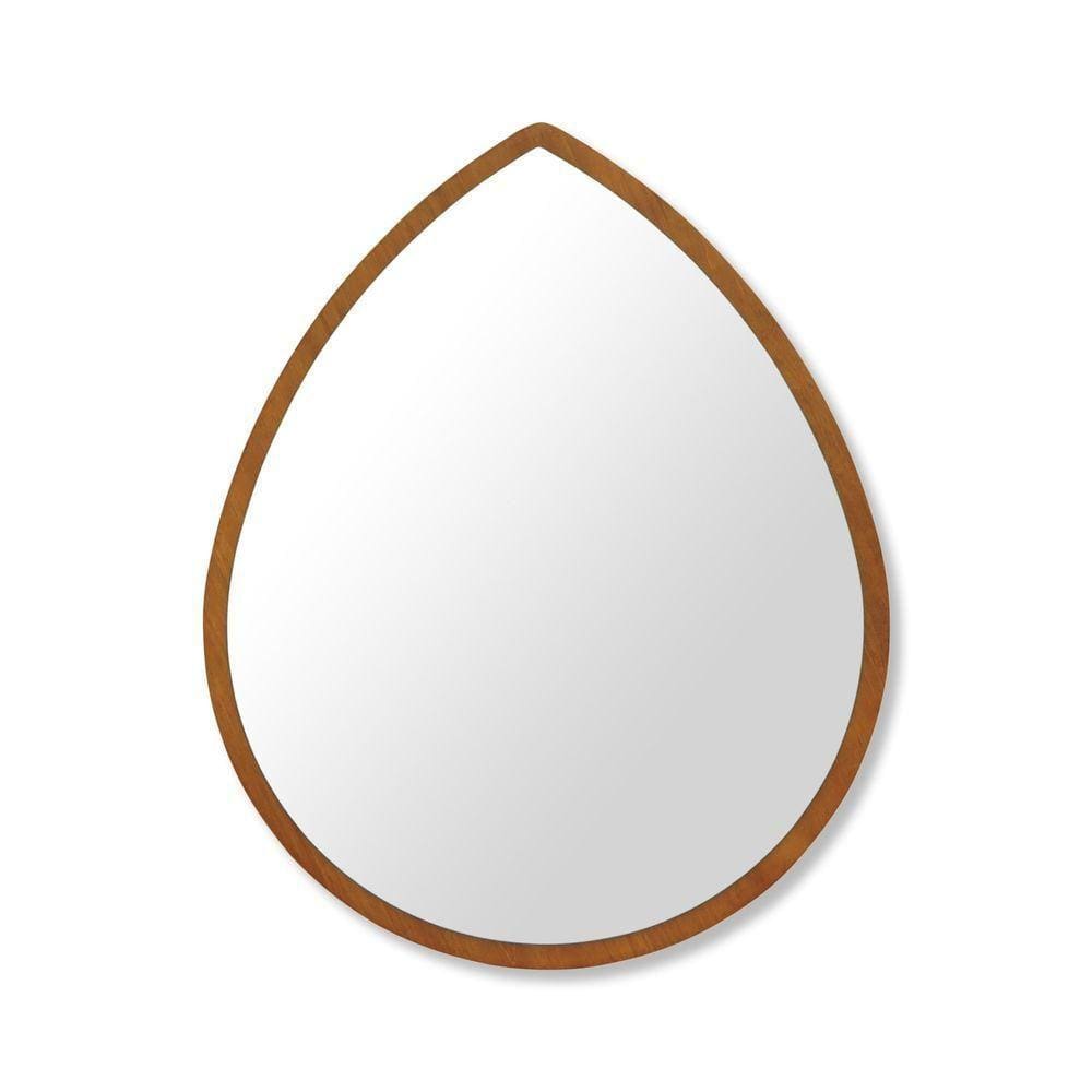 Espelho Pingo 65x80cm Amêndoa