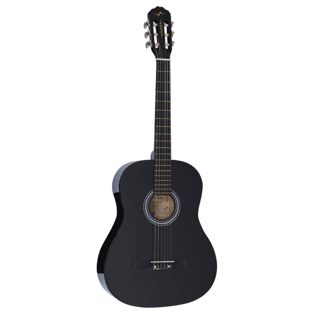 Violão Acústico Vogga Clássico Vca204n Bk Brilhante 6 Cordas nylon