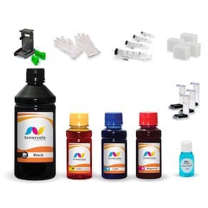 Kit 4 Tinta Para Canon MX350 PG-210 e CL-211 800mL