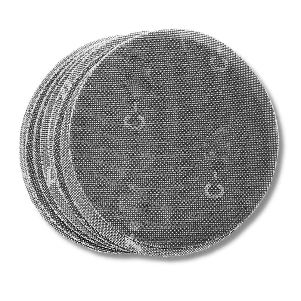 Kit 10 Disco de Lixa Abrasivo Telado com Fecho de Contato Lixadeiras 225mm Grão 180 - Starfer