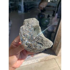 Dinossauro De Pirita Peruana Pedra Extra Natural 9cm 553g