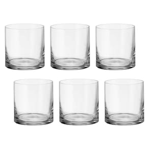 Copo Baixo De Cristal Bohemia Para Whisky 410 ml Larus 6 Peças