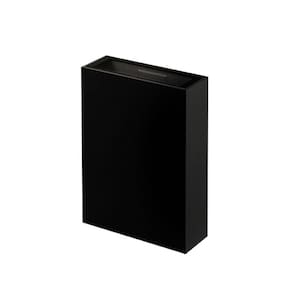 Arandela Led Taschibra Quadre Slim Ip65 Preto Bivolt - 6500k - Branco Frio
