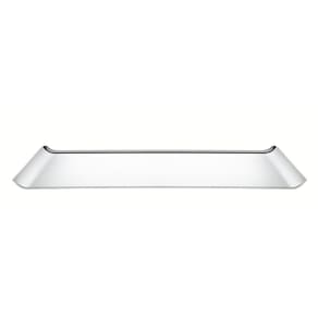 Bandeja Tramontina Quadrata Retangular Em Aço Inox Alto Brilho 38x17 Cm Tramontina