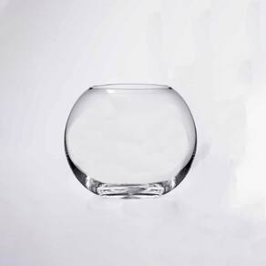 Vaso Decorativo de Cristal Bohemia Bola 175 mm 1 Peça