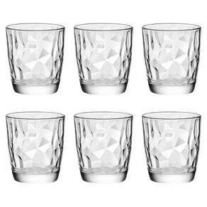 Copo Baixo De Vidro Bormioli Rocco 390 ml Diamond 6 Peças