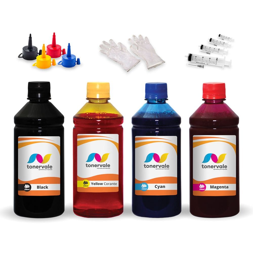 Kit 4 Tinta Para Impressora 712xl 250ml