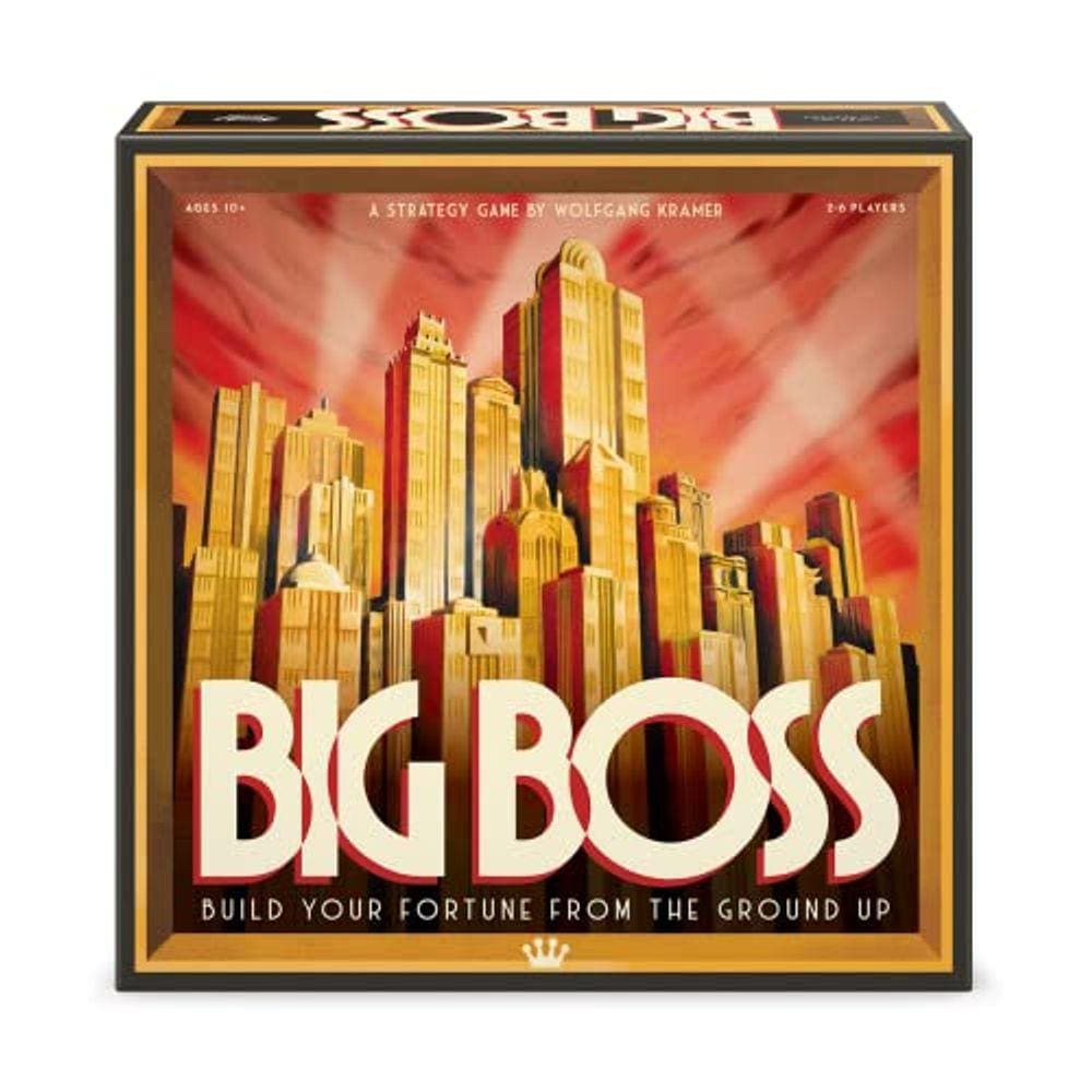 Funko Big Boss Jogo de tabuleiro de estratégia para 2-6 jogadores com idades 10