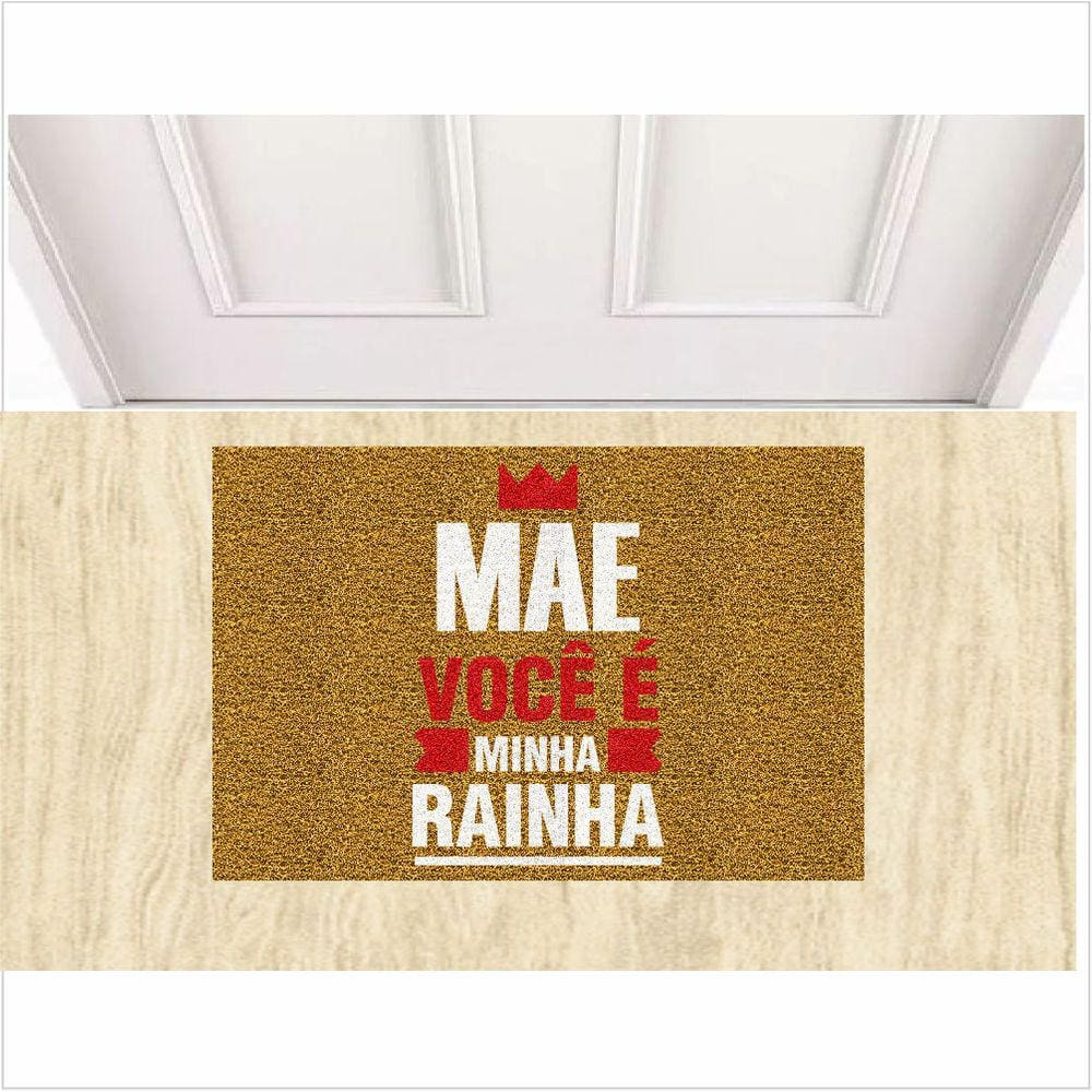 Tapete Decorativo Mãe Você é minha Rainha Dia Das Mães