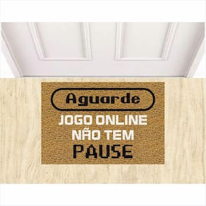 Tapete Capacho Divertidos Jogo Online Decoração de Games.