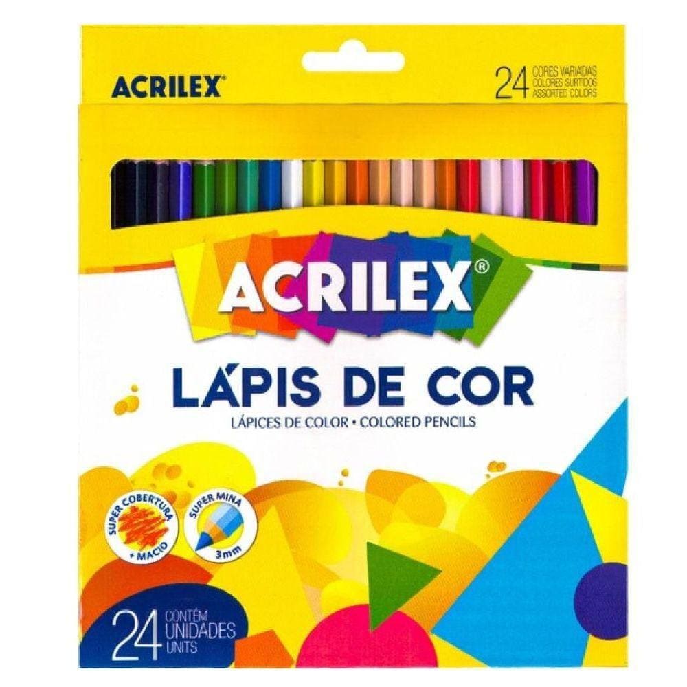 Lápis De Cor 24 Cores - Acrilex