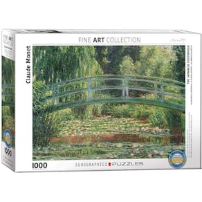EuroGraphics The Japanese Footbridge por Claude Monet (1000 Piece) Puzzle (6000-0827)
