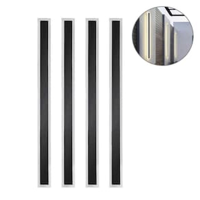 Kit 4 Arandela Linear Borda Luminosa Externa 80 Cm Led Bet33