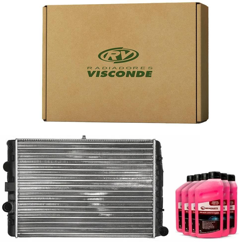 Kit Radiador Gol G2 1.0 97/03 S/ar Visconde C/ Aditivo 6l