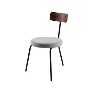 Cadeira para Sala de Jantar Ego Cinza Cinza/Preto