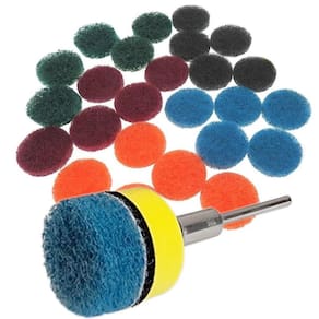 Kit 25 Esponjas De Lixa 25Mm E Suporte Para Micro Retíficas