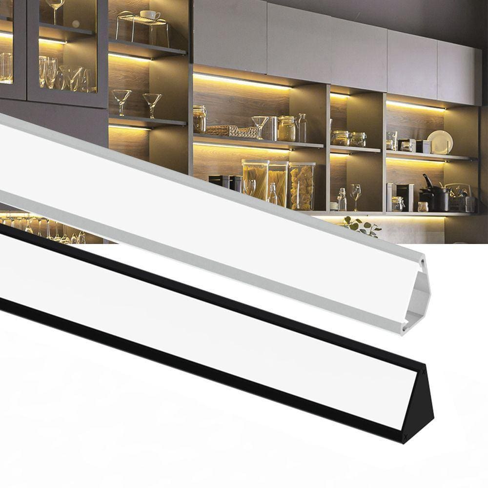 Perfil De Sobrepor Taschibra Fita De Led Spire L30 Branco Com 1,5 Metros