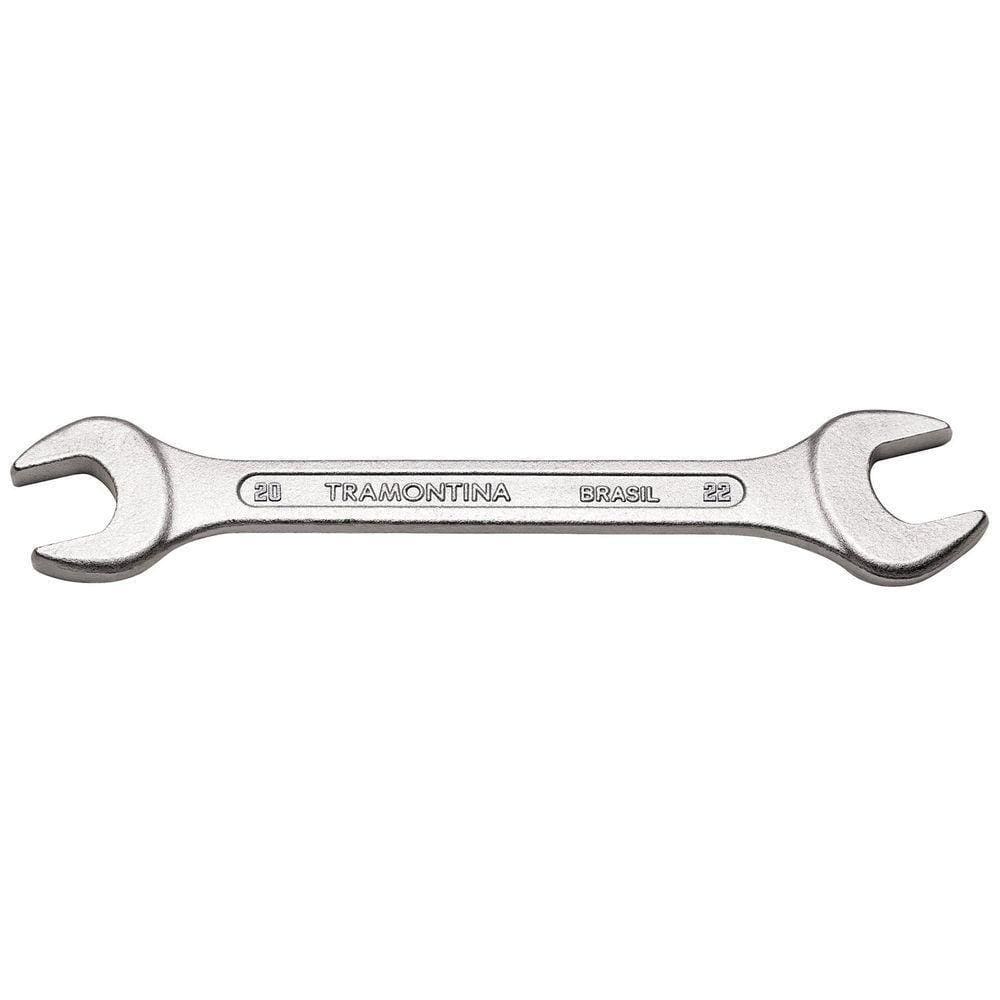 Chave Fixa 20x22 Mm Tramontina Basic Com Corpo Em Aço Especial Cromado Tramontina
