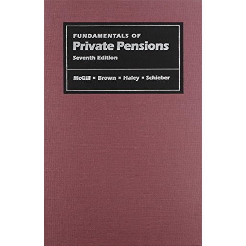 Fundamentals Of Private Pensions