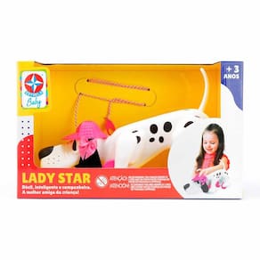 Figura de Puxar - Cachorrinha Lady Star - Estrela Baby