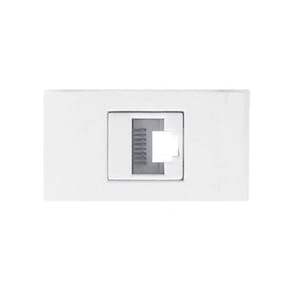 Modulo Tomada Rj45 Com Conector Branco 50044 - Pezzi
