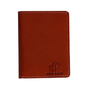 Carteira Masculina Couro Porta Cartão Slim Marrom