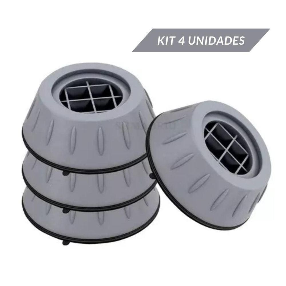 Conjunto 4 Suportes Antiderrapantes Eletrodomésticos: