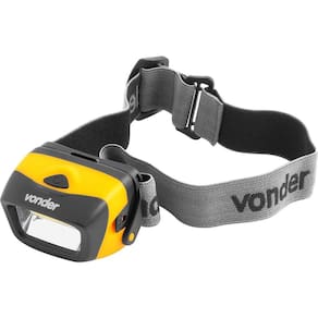Lanterna Para Cabeça Led Cob Lcv 120 Lúmens Capacete Vonder