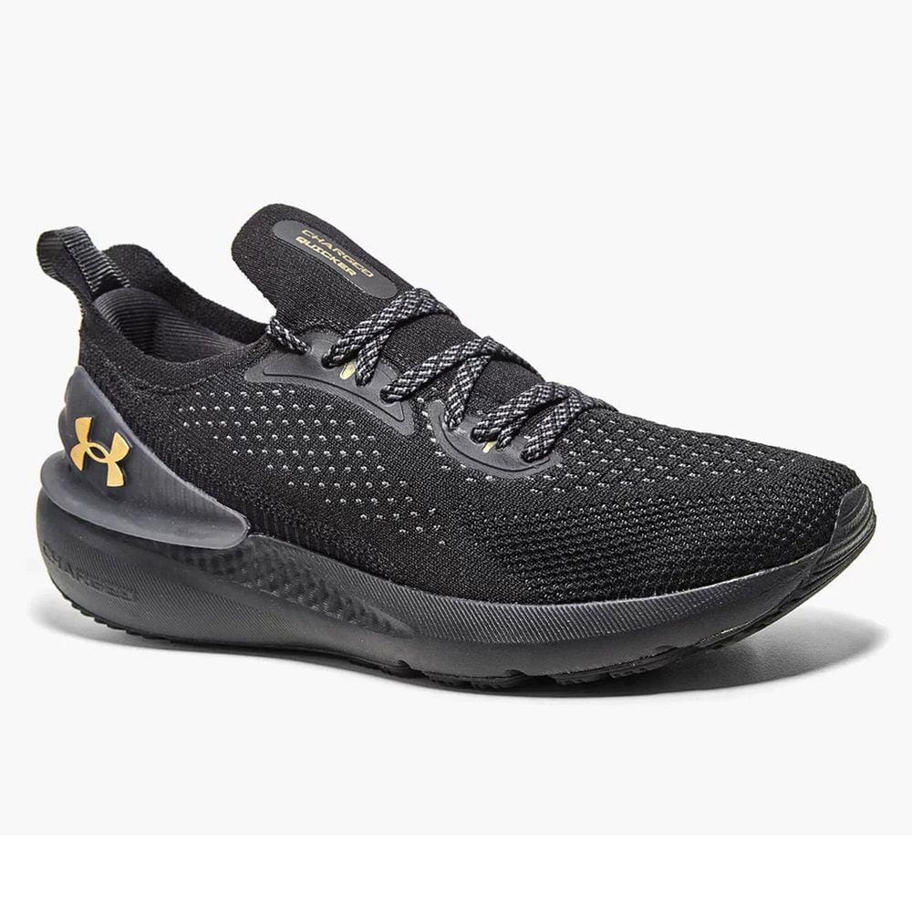 Tênis Under Armour Ch.Quicker - Preto e Dourado