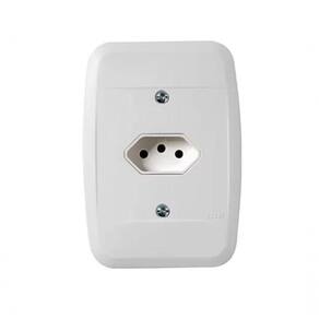 Tomada Embutir Simples 2p+t 20a Branca 40137 - Pezzi
