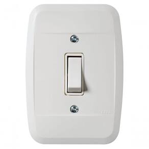 Interruptor Embutir Simples 1 T.s Branca 41100 - Pezzi