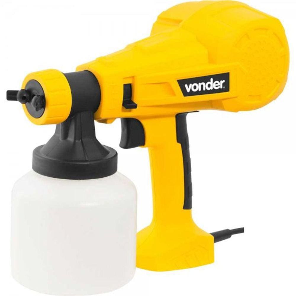 Maquina de Pulverização Elétrica para Pintura Vonder PEV400 260W 220V Amarelo