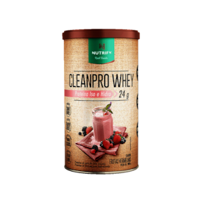Cleanpro whey frutas vermelhas 450g - Nutrify