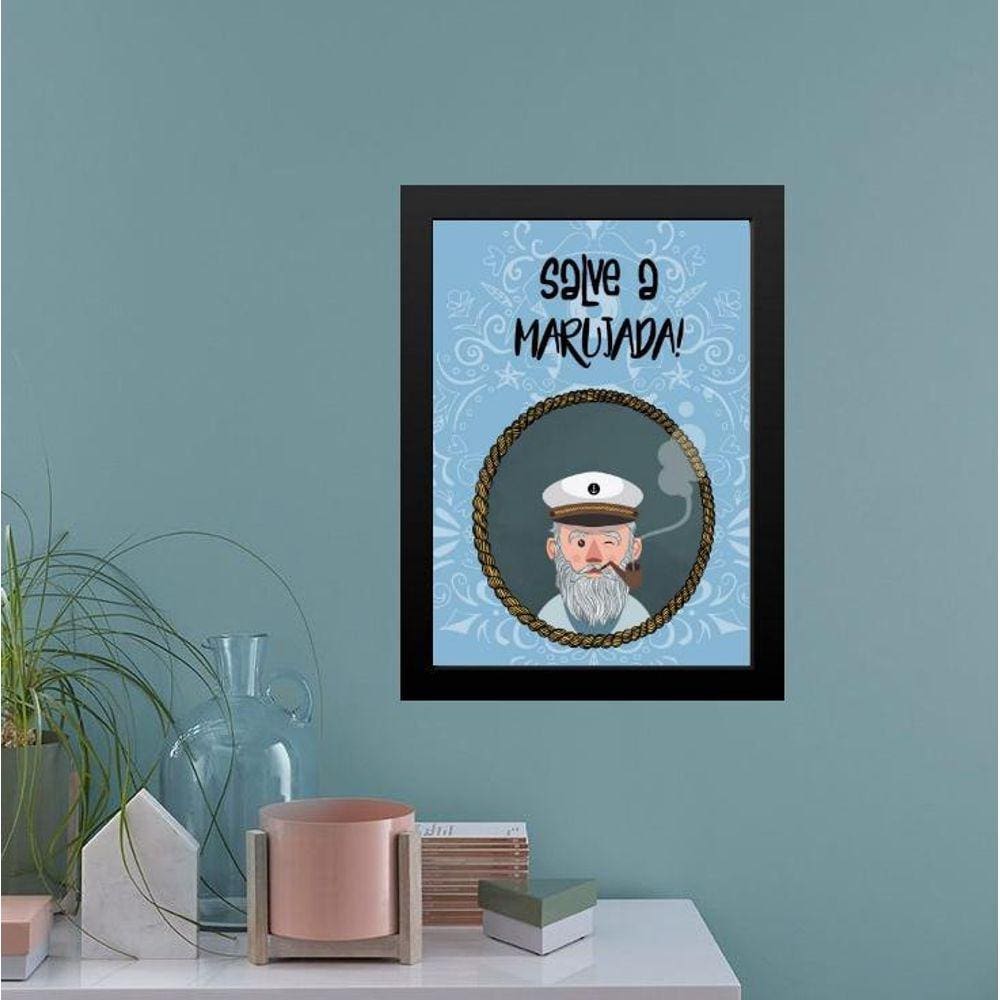 Quadro Umbanda Salve A Marujada 33X24Cm