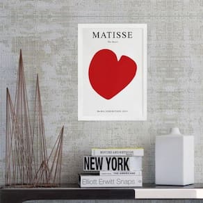 Quadro Arte Matisse - The Heart 33X24Cm - Com Vidro