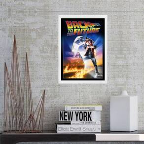 Quadro Filme De Volta Para O Futuro 24X18Cm - Com Vidro